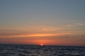 Solnedgang Nordsøen
