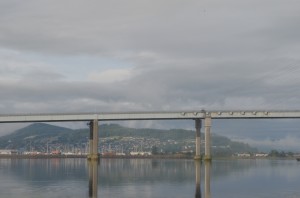 Kessock Bridge, afgang ved Inverness